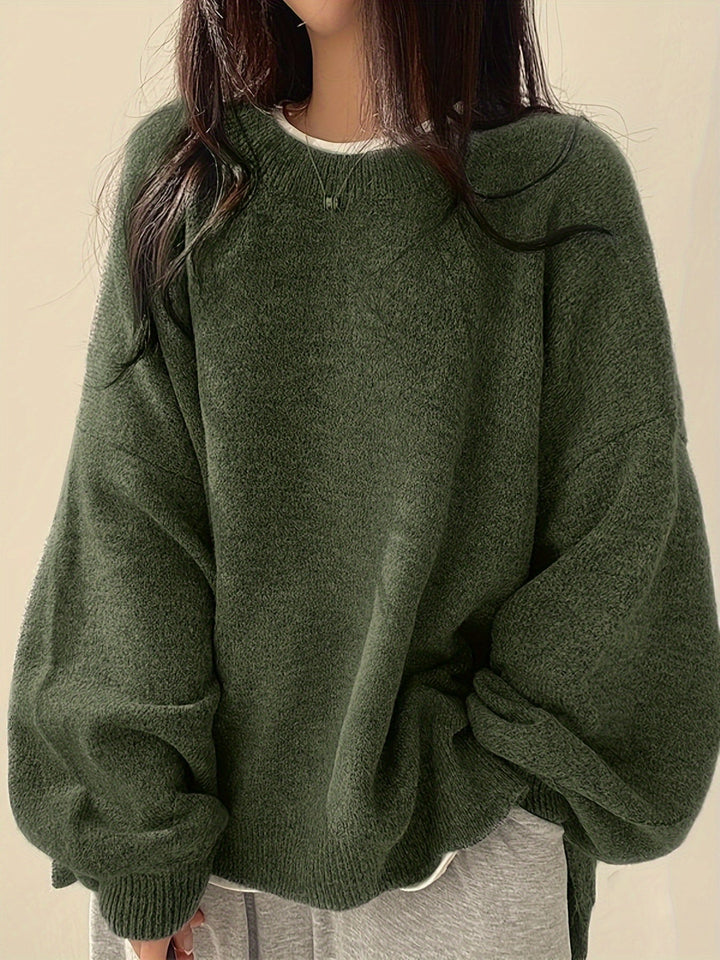 EVERLIGHT | MAGLIONE CASUAL CON SPACCHI LATERALI