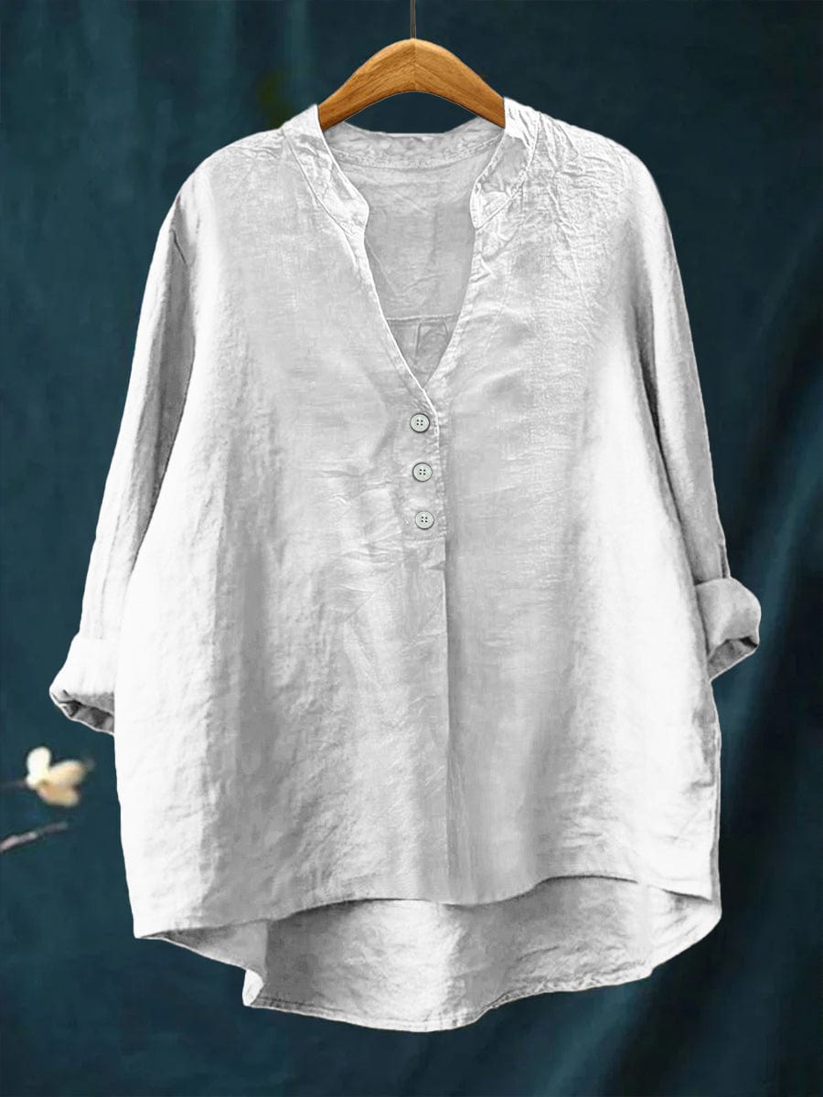 CRESSIDA | BLUSA ELEGANTE CON RICAMO TRAFORATO