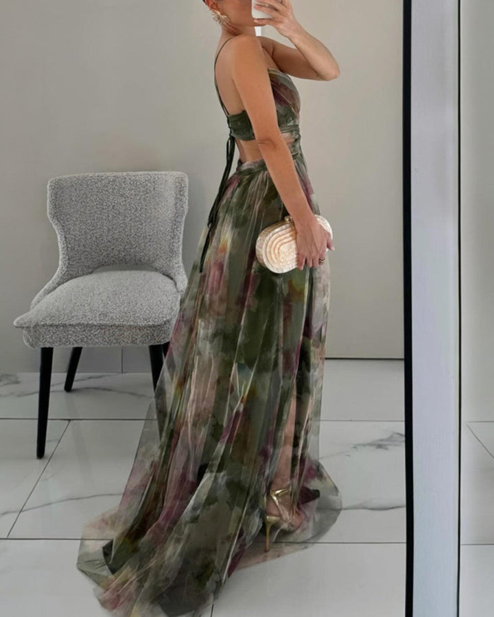 BELLA | ABITO MAXI FLOREALE