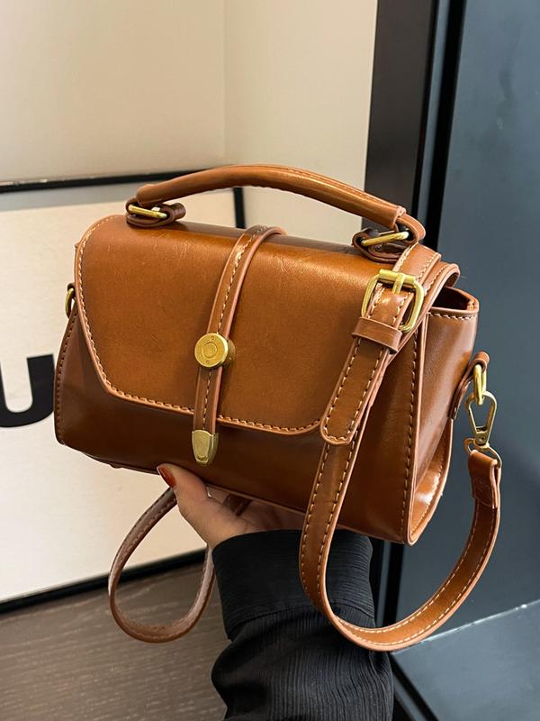 ALWINA™ - BORSA A SPALLA CON CUCITURE A CONTRASTO TRENDY