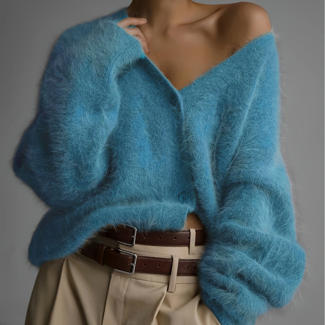 SERIAVI | CARDIGAN CON COLLO A V