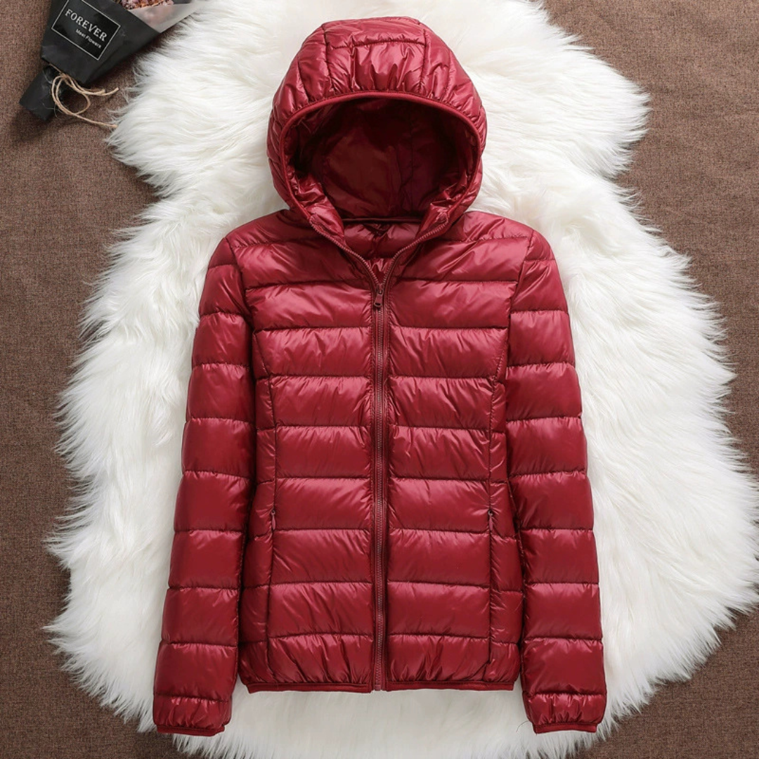 Metta | Giacca imbottita leggera - Rosso scuro