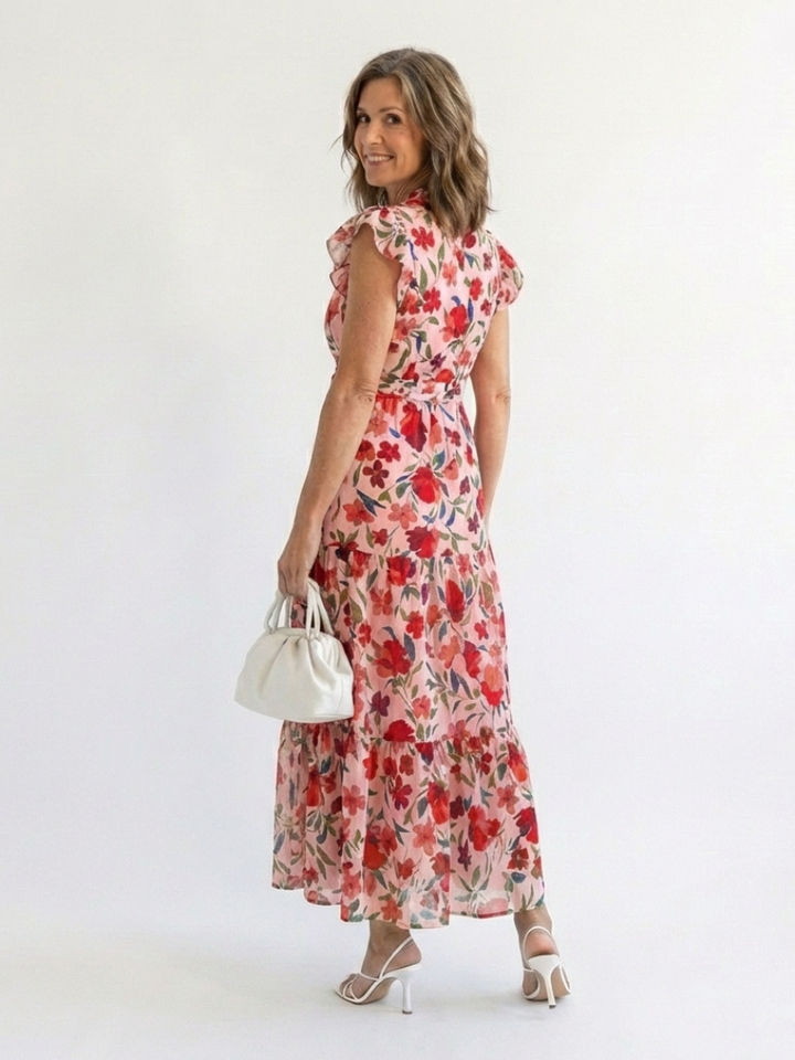 Lila | Abito Midi Floreale