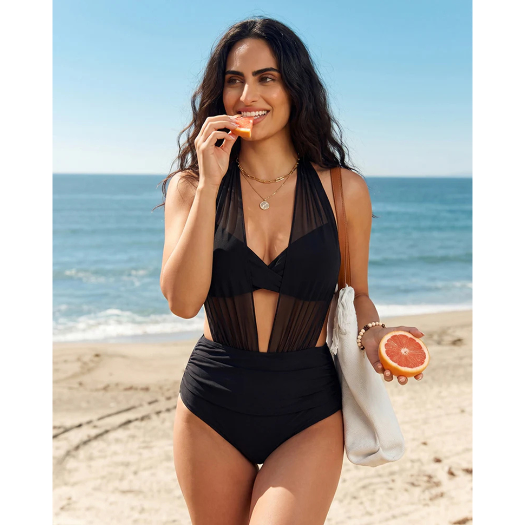 Sabine | Bikini 2-in-1 a Vita Alta con Effetto Contenitivo