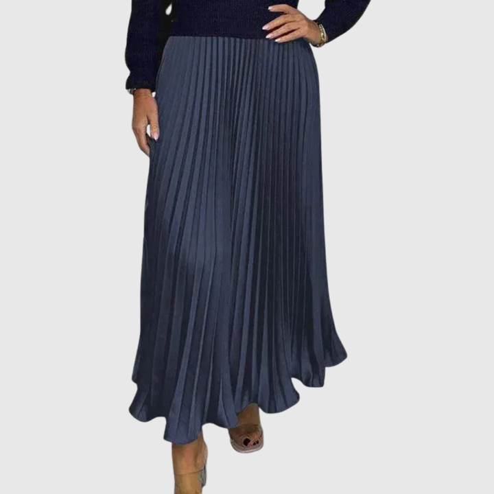 ALARICE | ABITO MAXI CON MAGLIA E GONNA PLISSETTATA