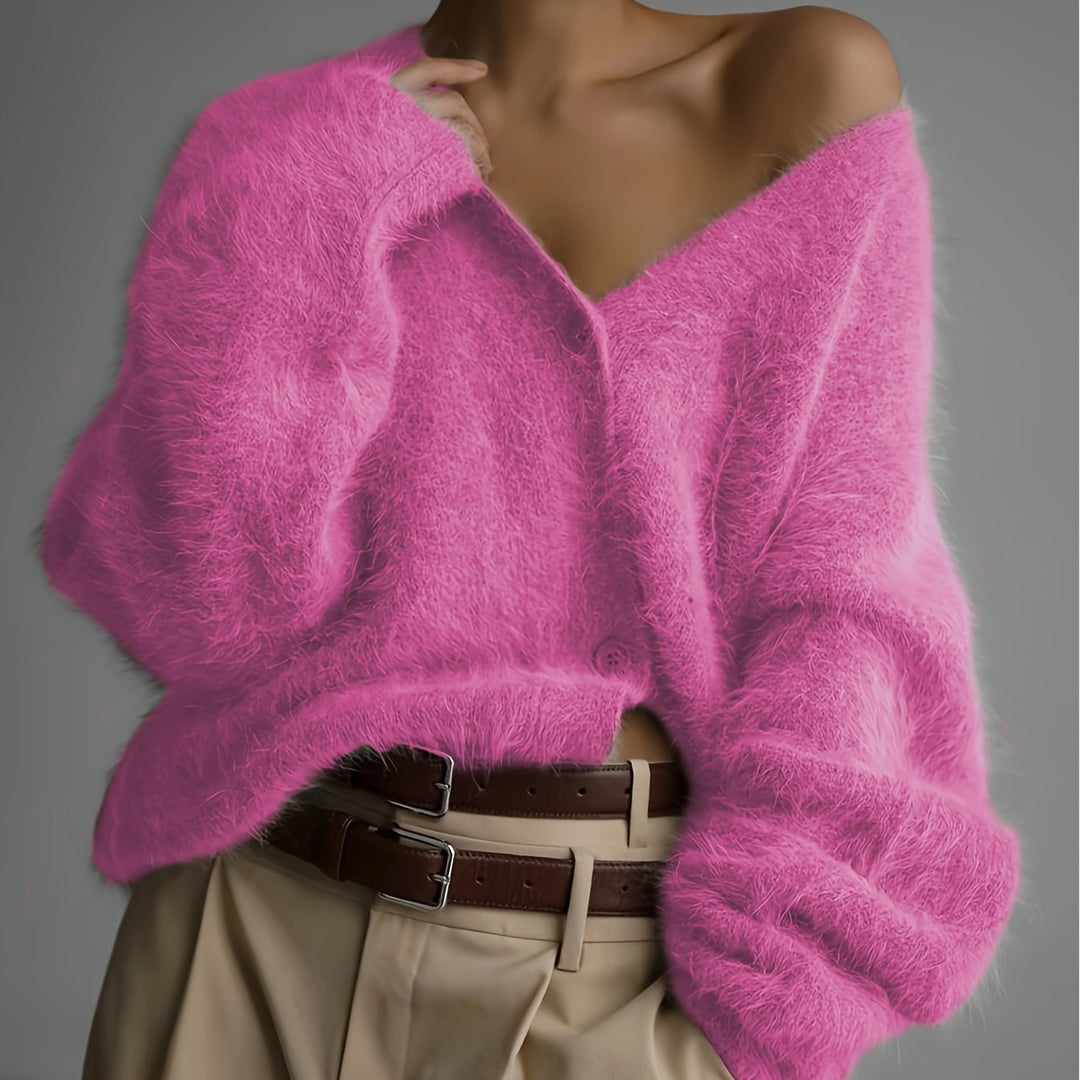 SERIAVI | CARDIGAN CON COLLO A V