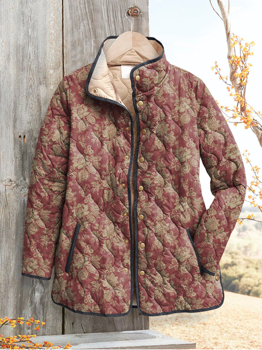 Joan | Giacca trapuntata a motivo patchwork