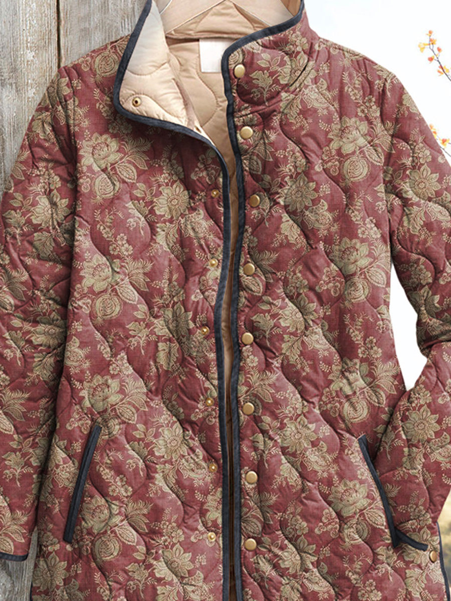 Joan | Giacca trapuntata a motivo patchwork