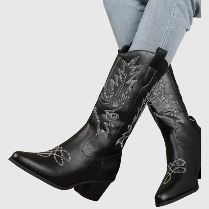 MARCELLIS | STIVALI WESTERN IN PELLE