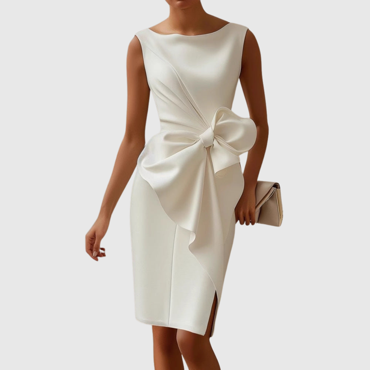 AINSLEY | ABITO MIDI ELEGANTE SENZA MANICHE