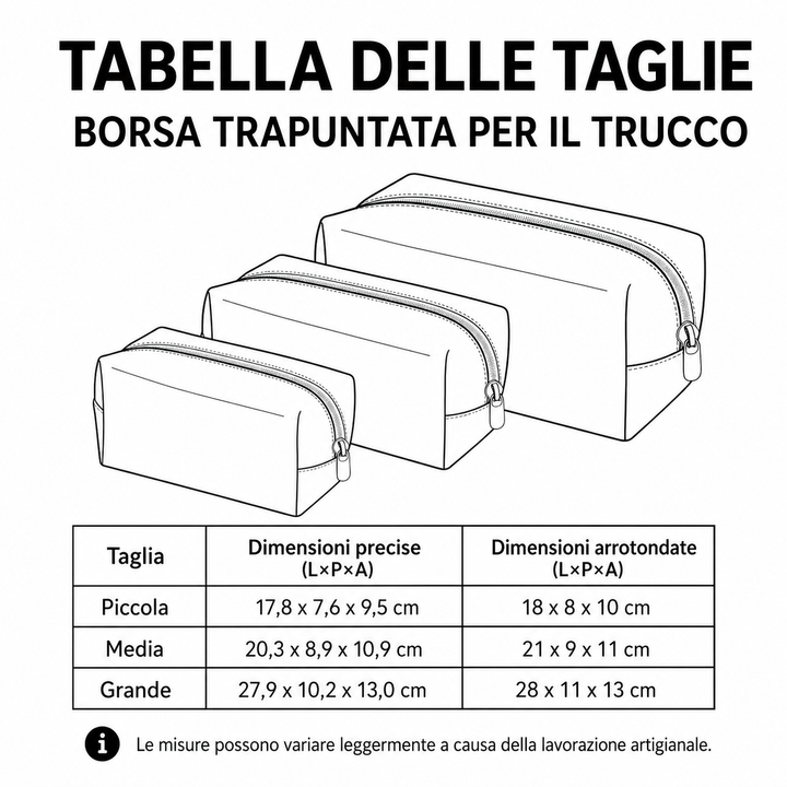 Beauty case trapuntato con luci scintillanti NCU0PT9191