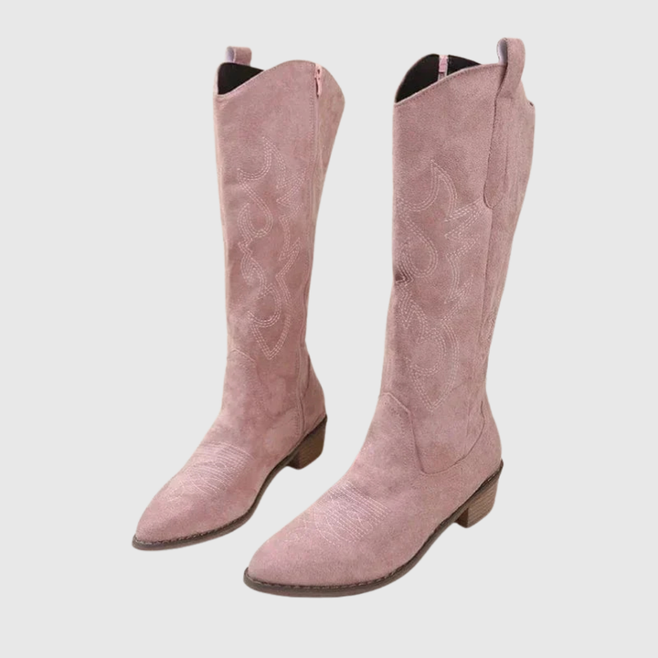 VALENNE | STIVALI WESTERN CON RICAMI