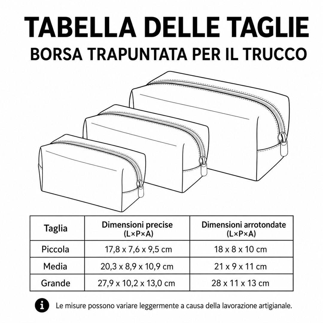 Beauty case trapuntato con fiore dorato NCU0NT10170