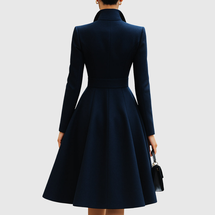 ELEANOR | ABITO CAPPOTTO BLU NAVY