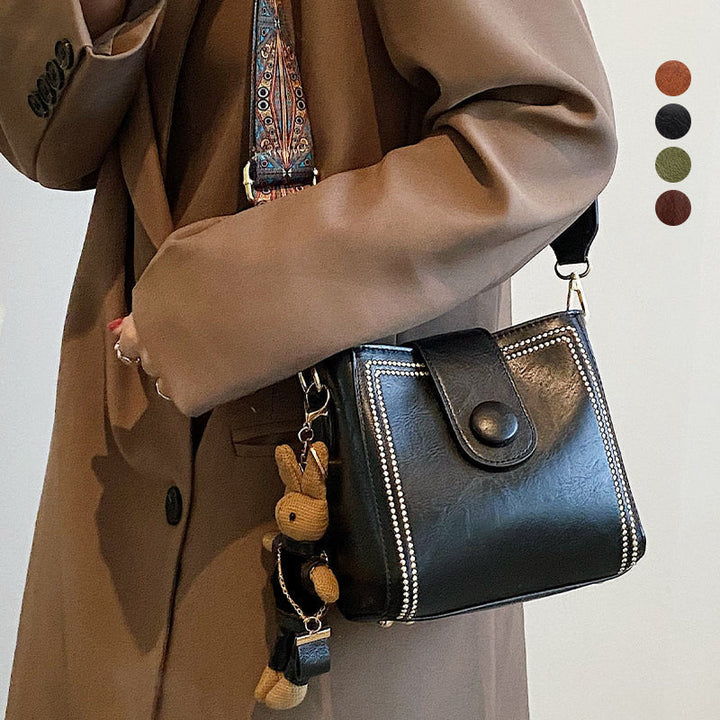 ETHEL | BORSA A SPALLA VINTAGE CON TRACOLLA REGOLABILE