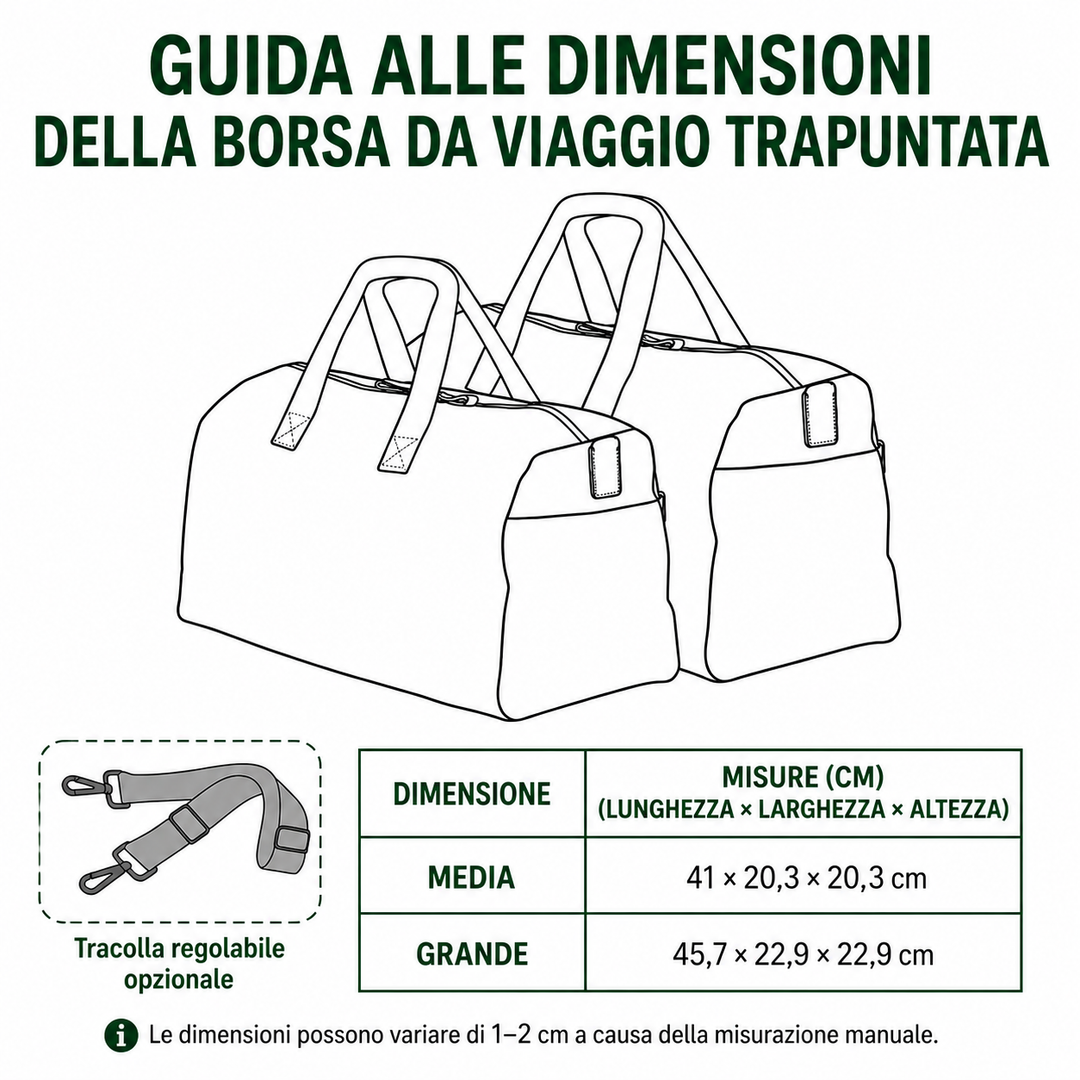Borsa da viaggio trapuntata con cielo delicato NCU0PT9576