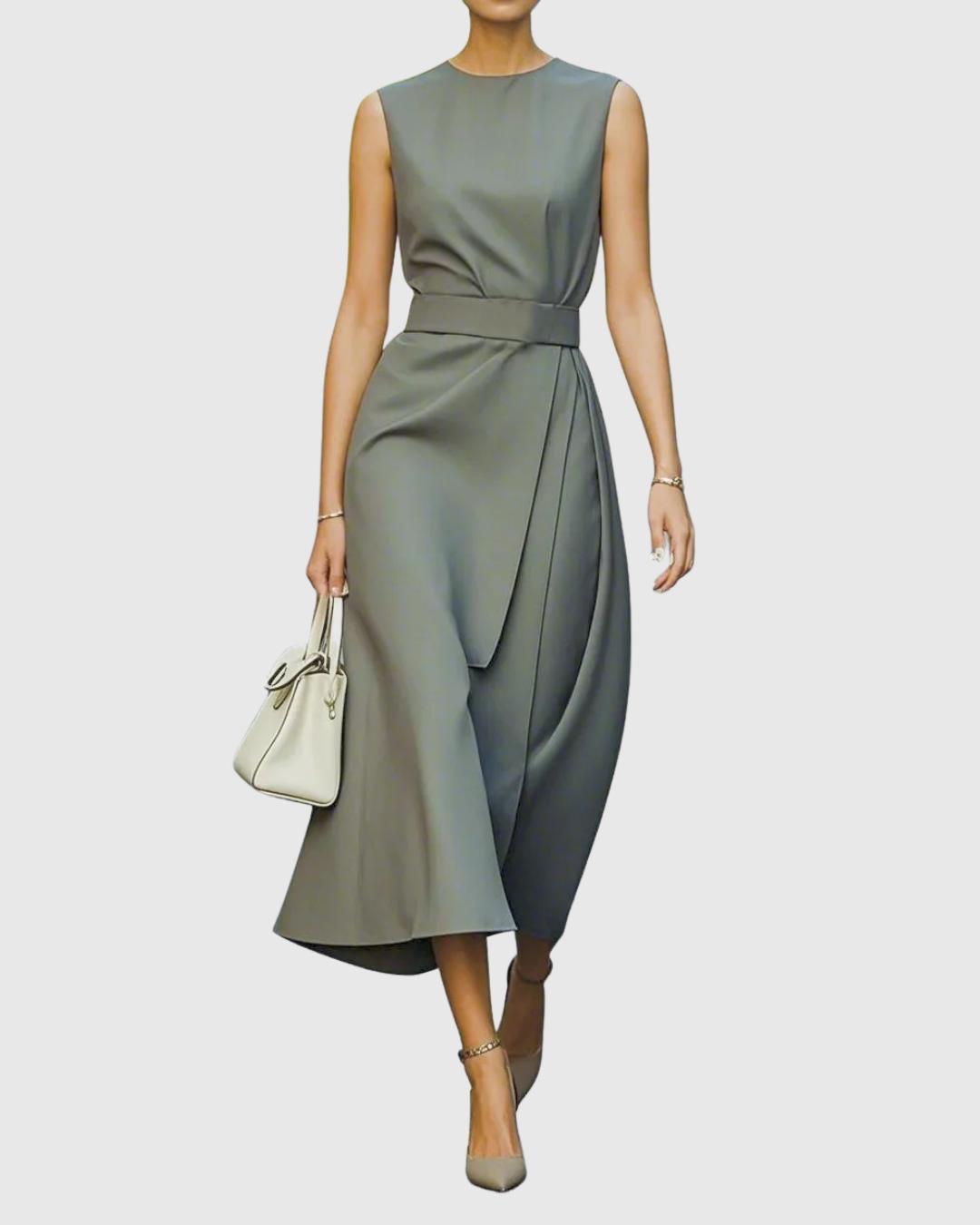CLARIMOND | ABITO ELEGANTE CON COLLO ROTONDO