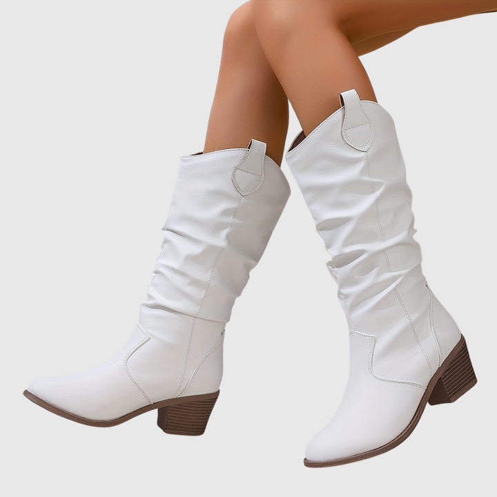 HATTIE | STIVALI WESTERN MARRONI