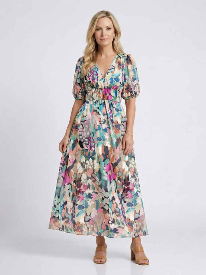 Eulalie | Abito Midi con Scollo a V