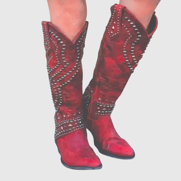 SELIORA | STIVALI ALTI WESTERN DA DONNA