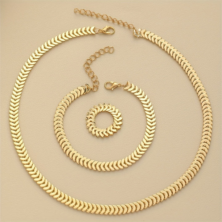 Set di Gioielli Minimalista 3 in 1