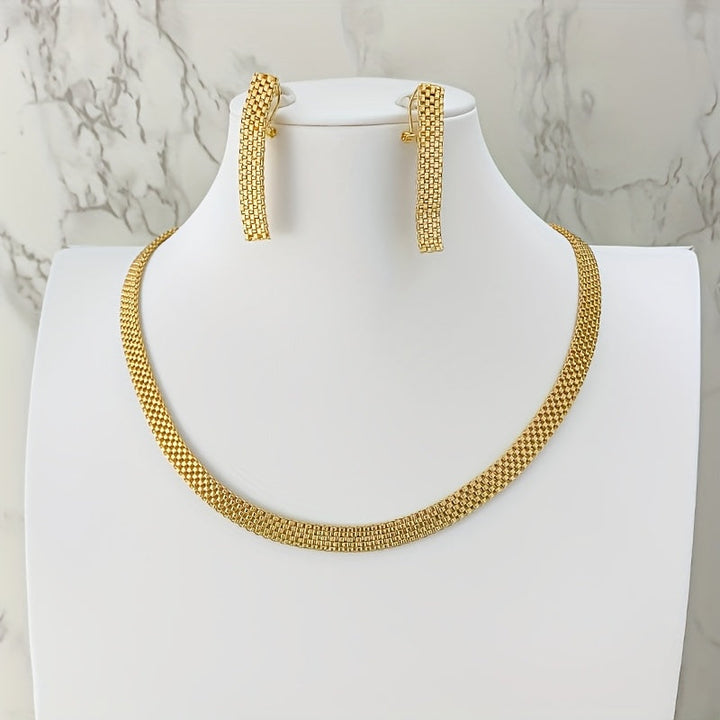 Set Collana Lunga, Bracciale e Orecchini
