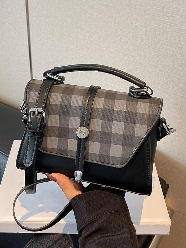 ALWINA™ - BORSA A SPALLA CON CUCITURE A CONTRASTO TRENDY