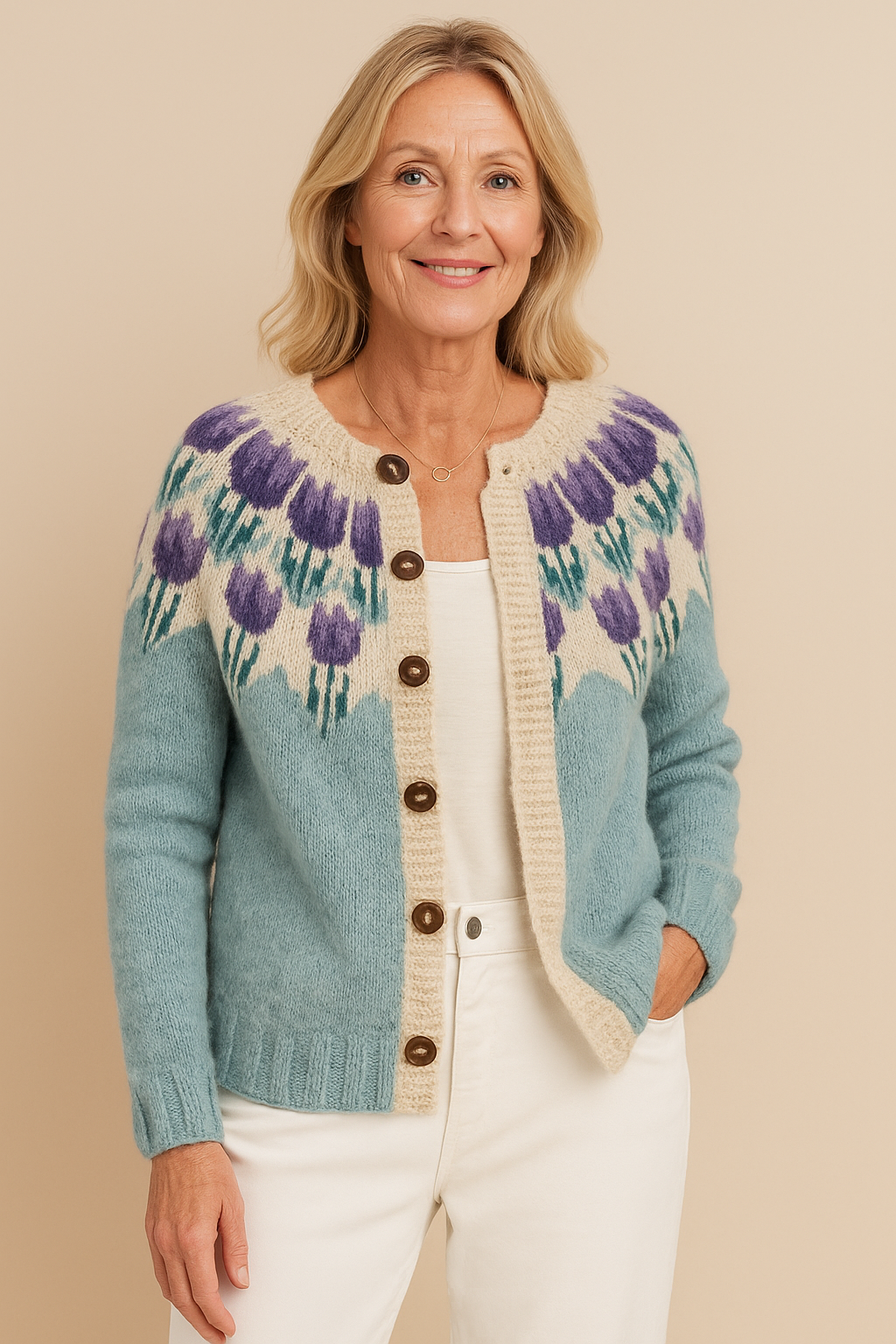 KEIRA | CARDIGAN FLOREALE