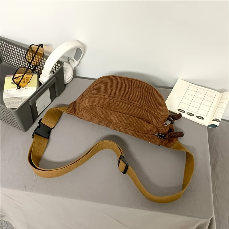 Eleanor | Borsa a Spalla in Velluto a Coste
