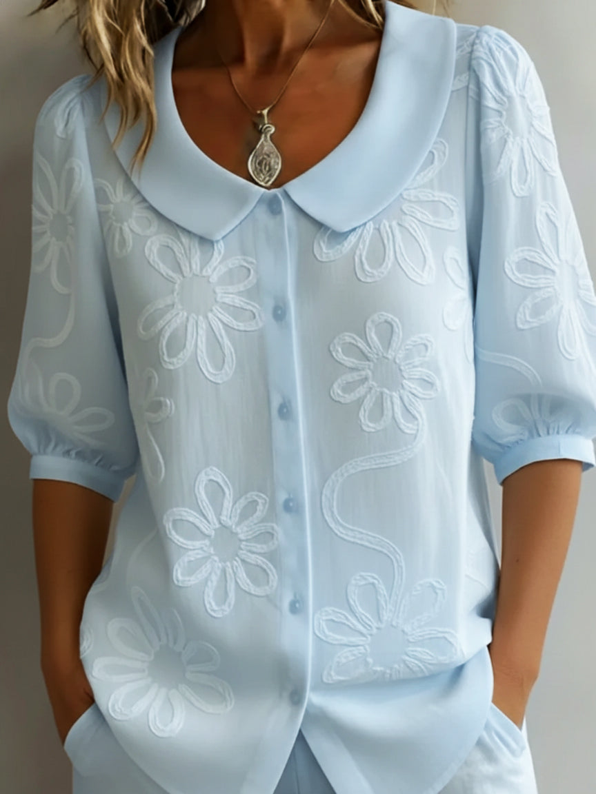 AURÉLIE | BLUSA FLOREALE LEGGERA
