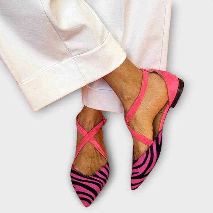GABRIELLE - MOCASSINI CON DETTAGLI A STRISCE