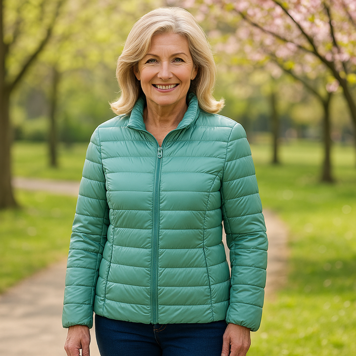 Ulla | Giacca imbottita leggera - Verde menta