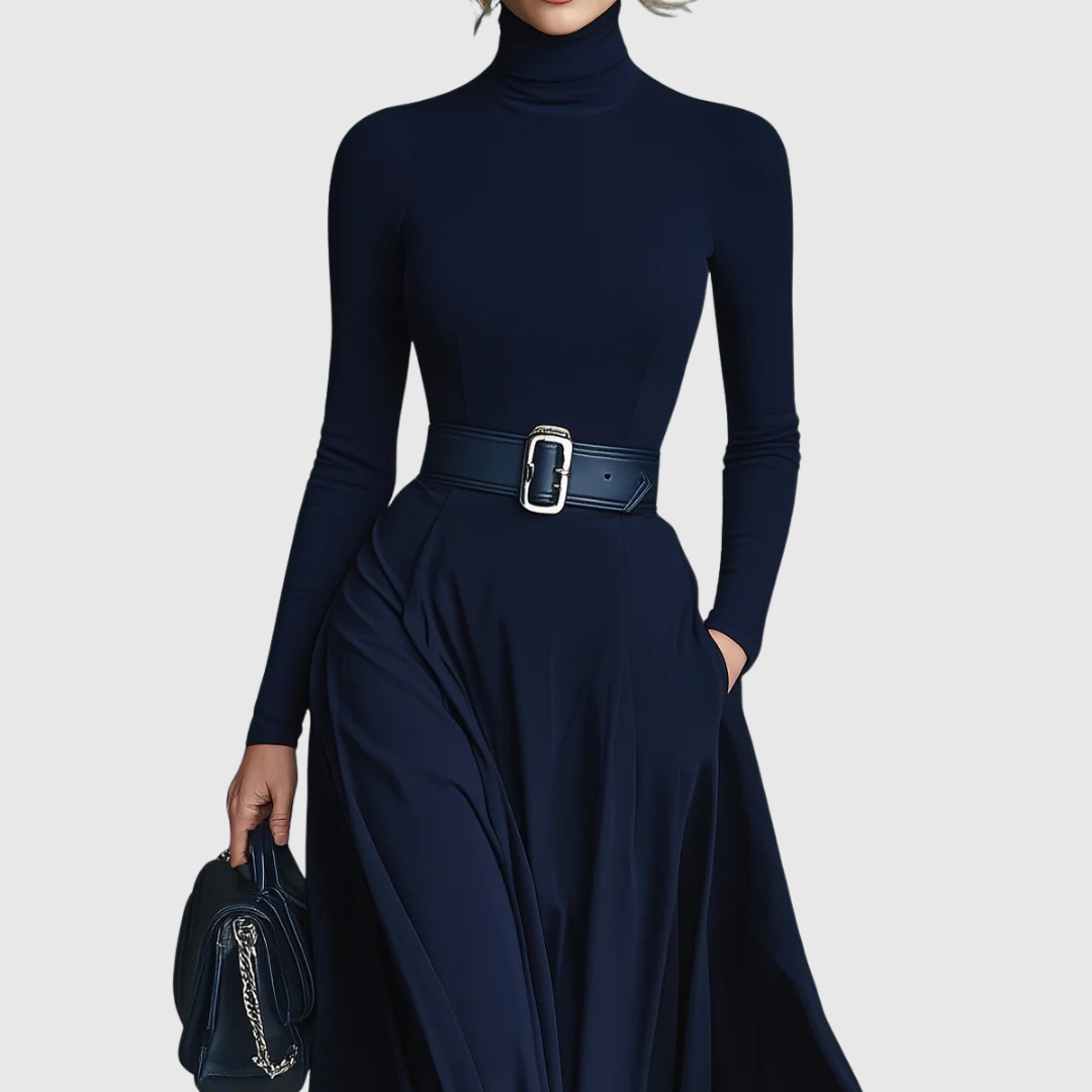 CORTLISS | ABITO MAXI CON COLLO ALTO