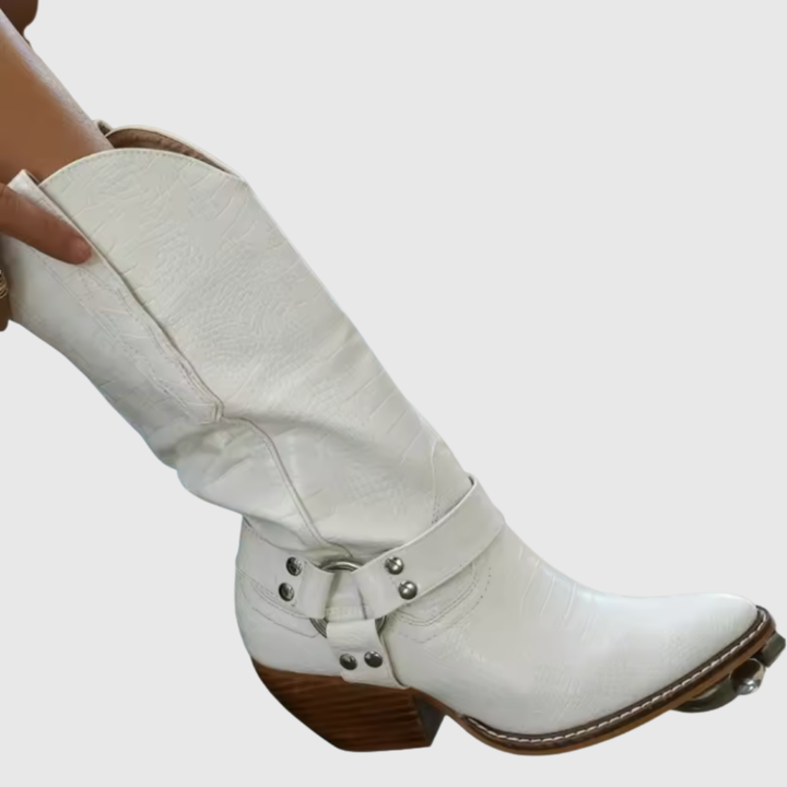 FIORENNE | STIVALI COWBOY CON STAMPA ANIMALIER