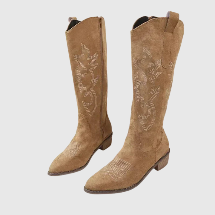 VALENNE | STIVALI WESTERN CON RICAMI