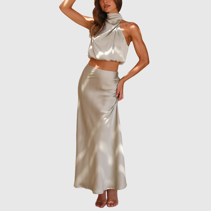 Emily | Set maxi in satin