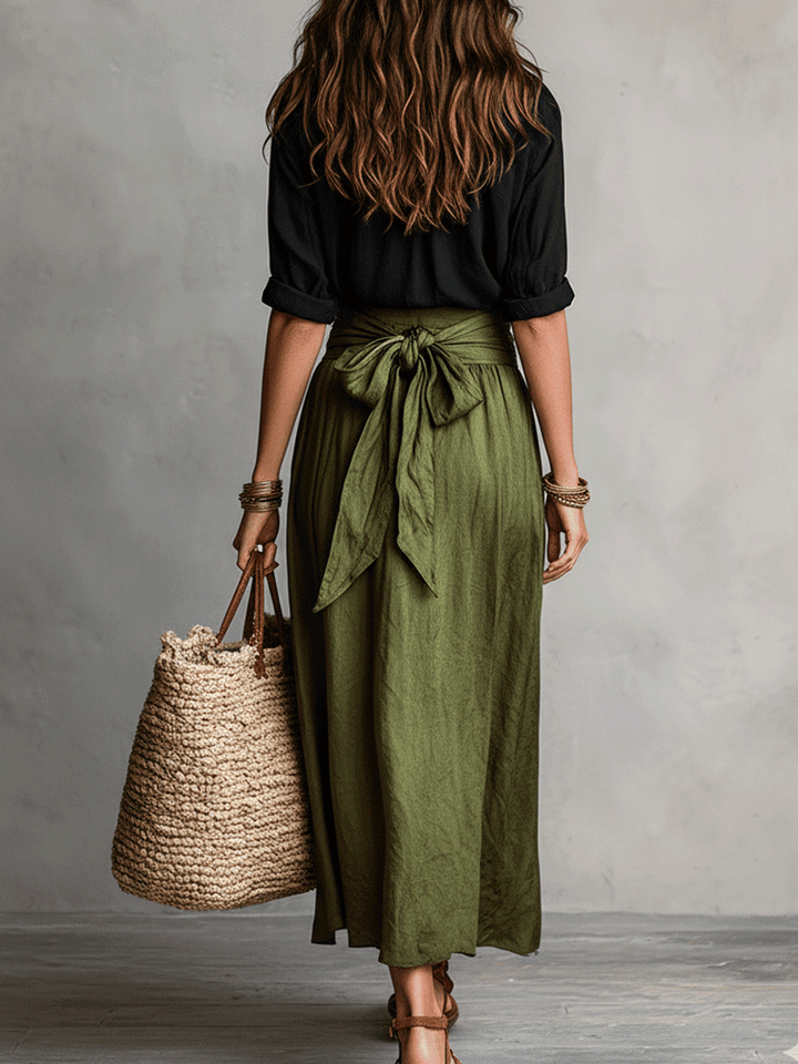 Set boho | Blusa e gonna midi