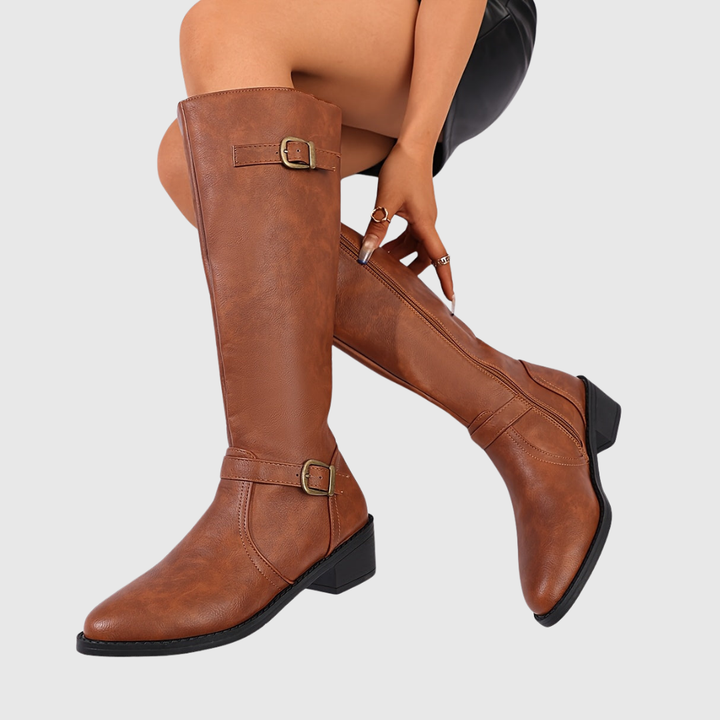 ANASTELLE | STIVALI AL GINOCCHIO STILE EQUESTRE