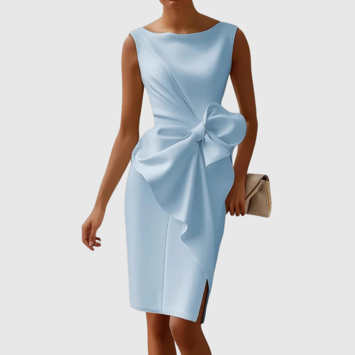 AINSLEY | ABITO MIDI ELEGANTE SENZA MANICHE