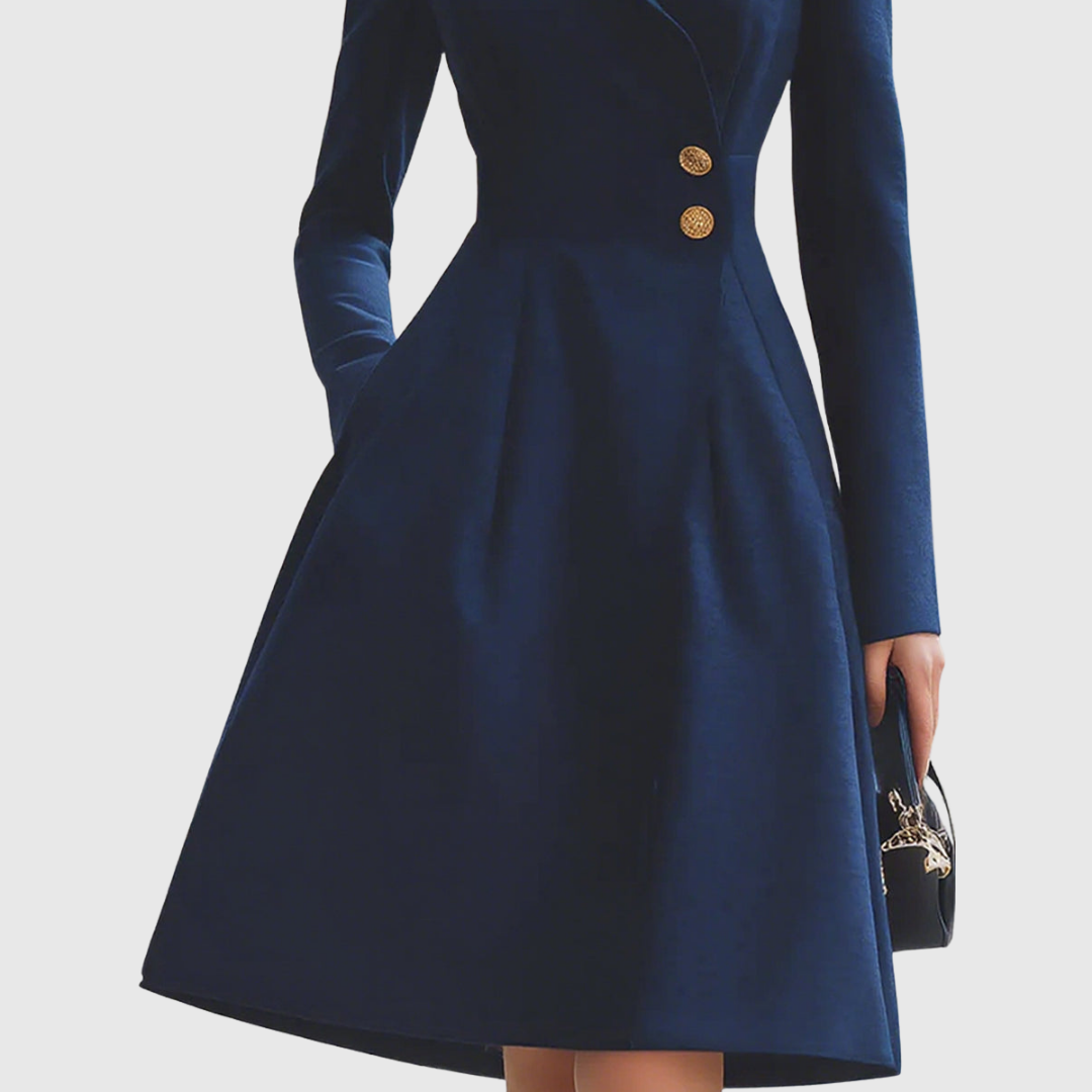 ELEANOR | ABITO CAPPOTTO BLU NAVY
