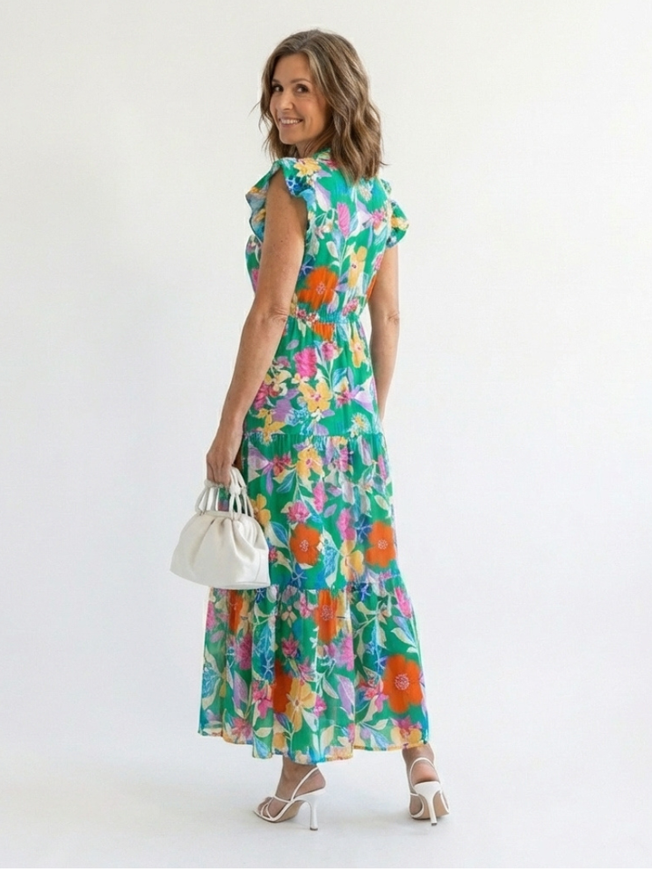 Lila | Abito Midi Floreale