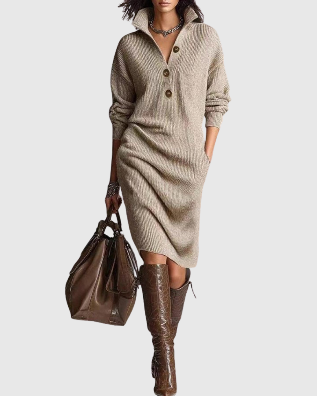 ARIANELL | ABITO MIDI IN LANA PER L'INVERNO