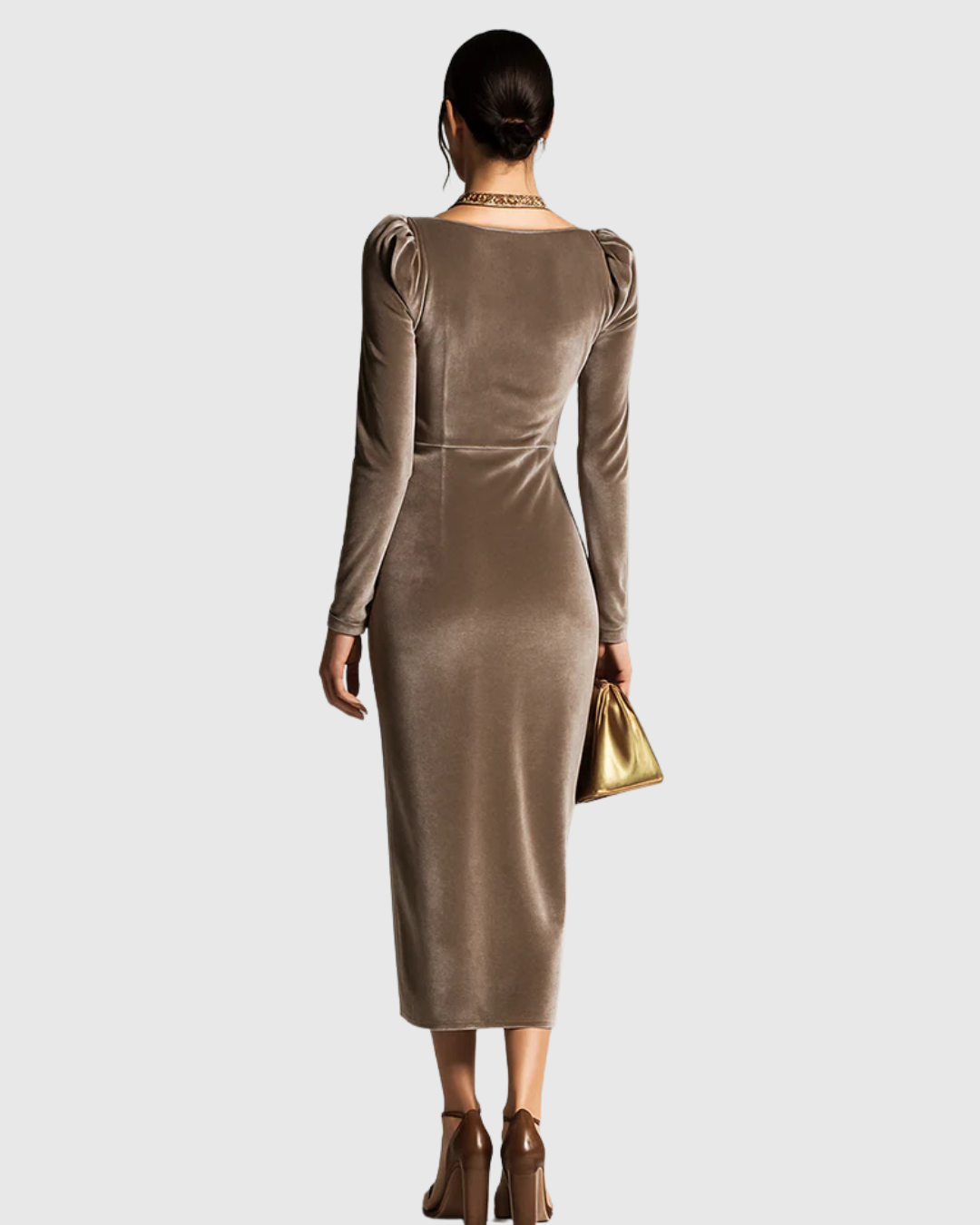 EADOLINE | ABITO MIDI PLISSETTATO ELEGANTE