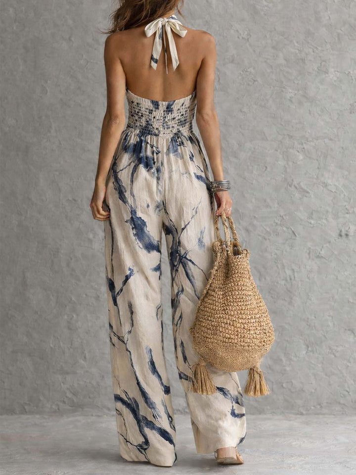 Sabine | Tuta Elegante a Gamba Larga