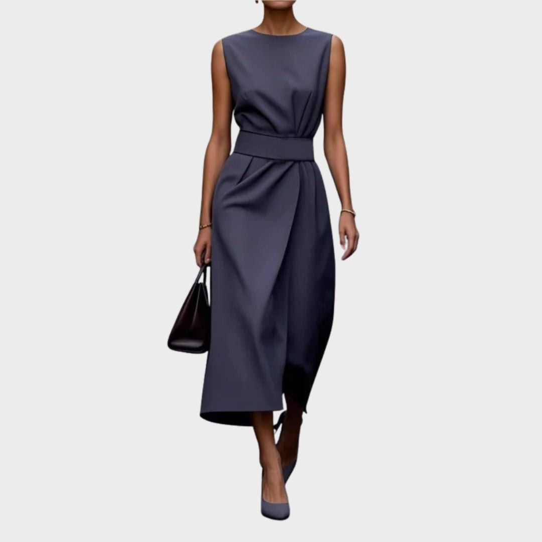 CLARIMOND | ABITO ELEGANTE CON COLLO ROTONDO