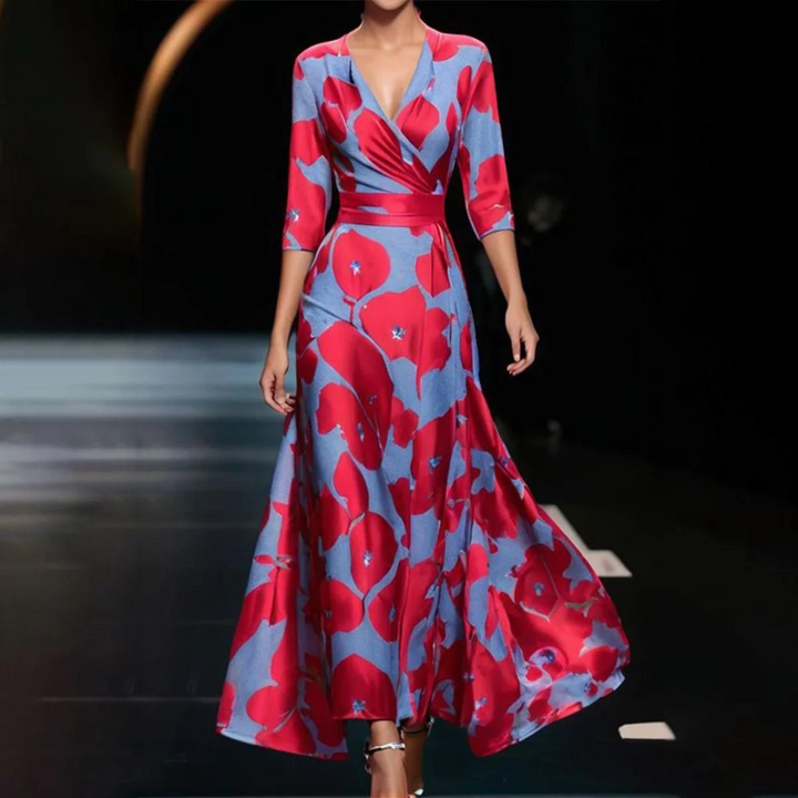 Vivian | Abito Elegante Stampato