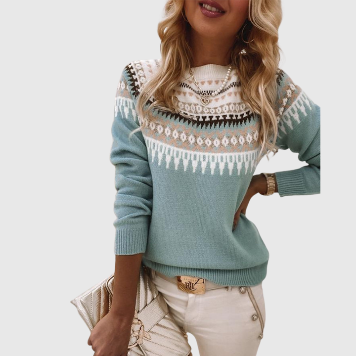 CELESTE | MAGLIONE IN MAGLIA