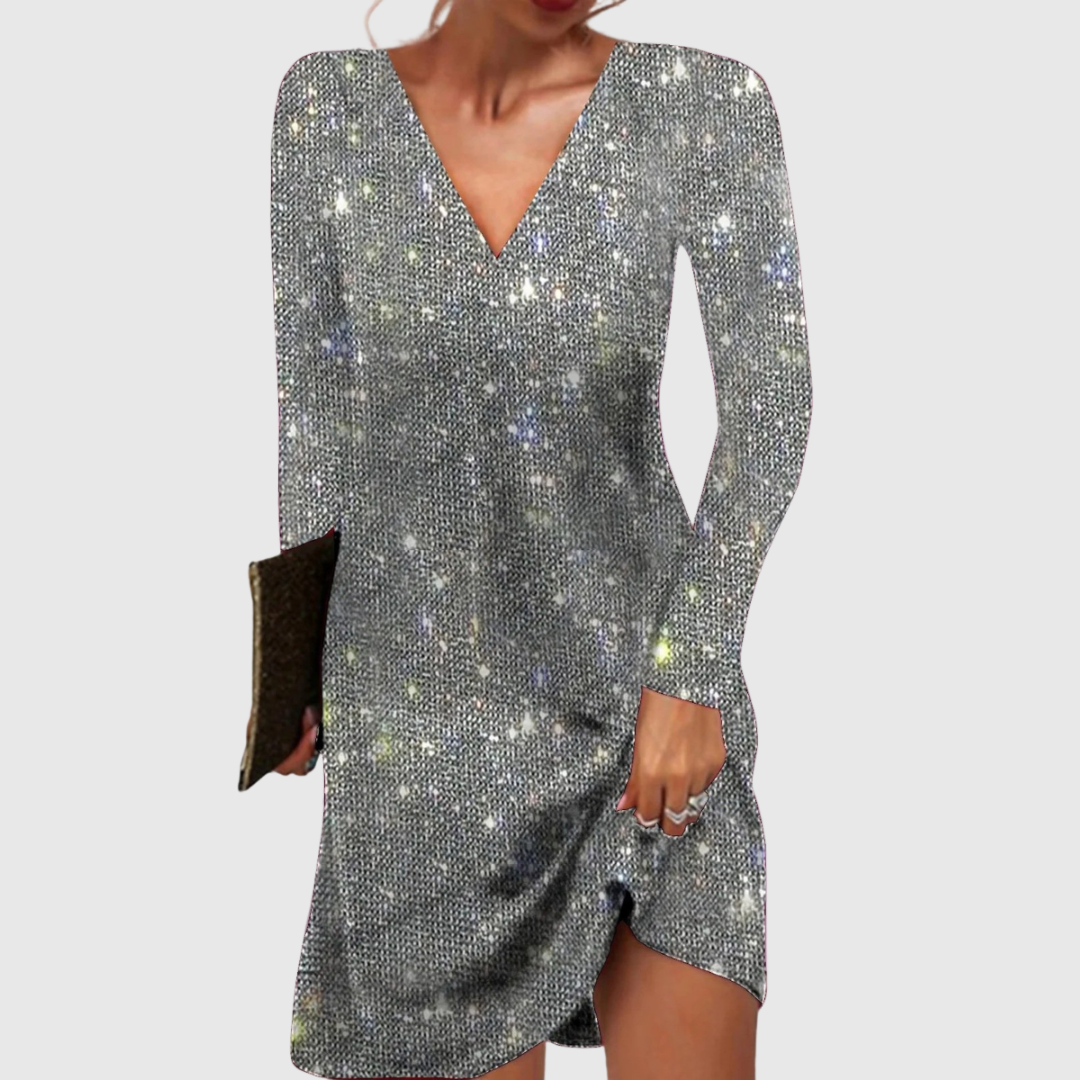 Celine | Abito Corto con Paillettes