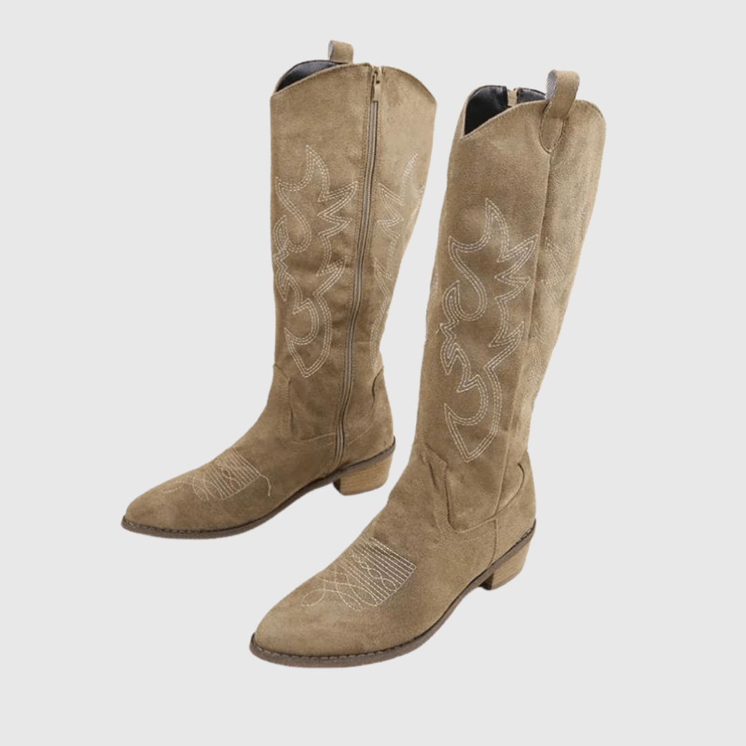 VALENNE | STIVALI WESTERN CON RICAMI