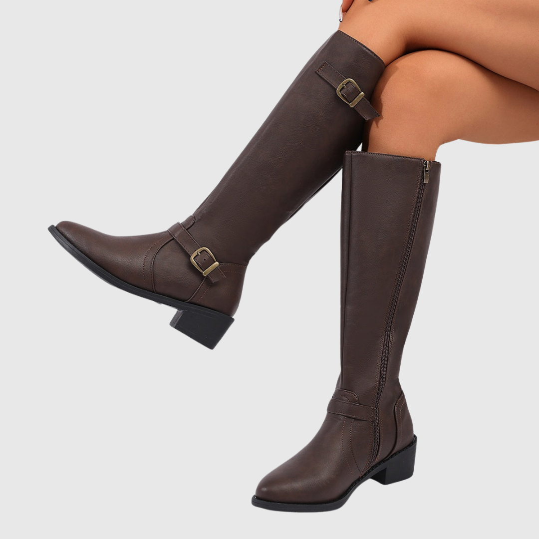 ANASTELLE | STIVALI AL GINOCCHIO STILE EQUESTRE